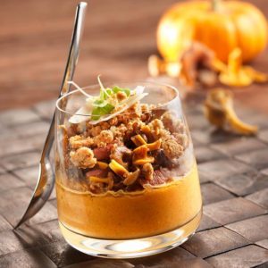 Mini bols de potimarron et champignons des bois - 15 pcs