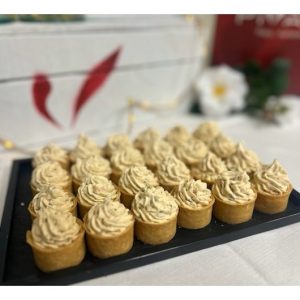Mini tartelette végétarienne, crème fromagère - 24 pcs