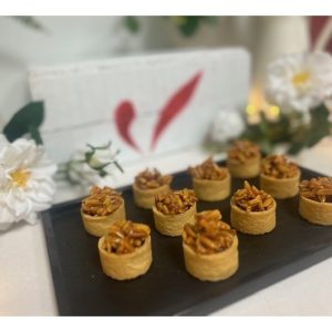 Tartelettes amandes & caramel - 24 pcs