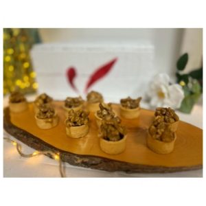 Tartelettes noix & caramel - 24 pcs