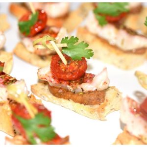 Tartine de rouget & tapenade - 20 pcs