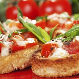 Bruschetta de tomate & chèvre - 20 pcs
